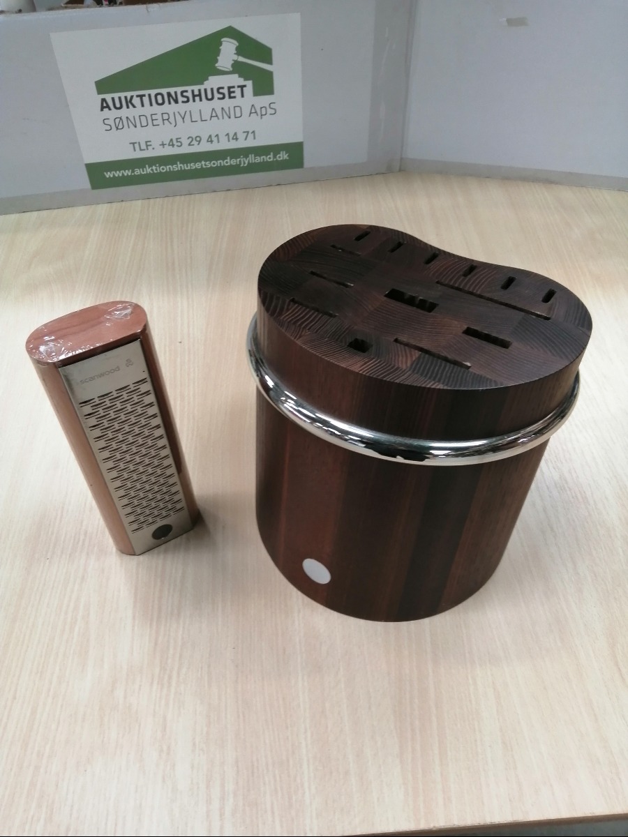 Knivblok og rivegern