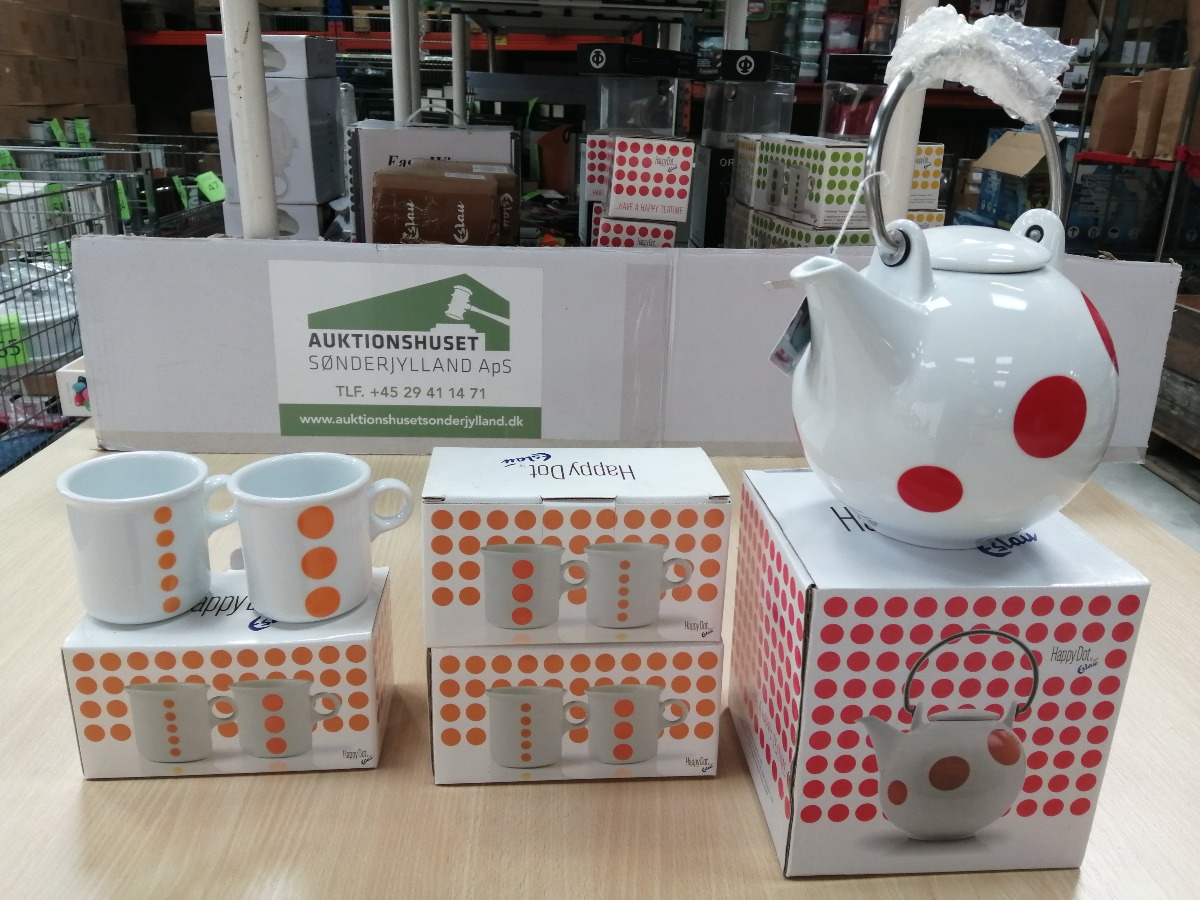 Tekande med 6 kopper