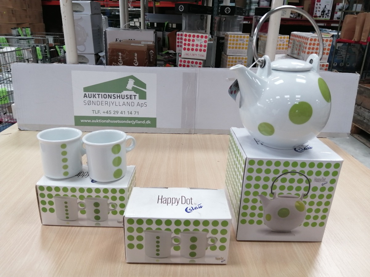 Tekande med 4 kopper