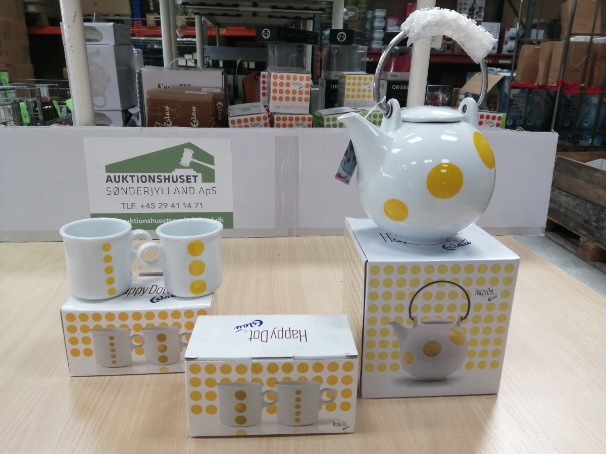 Tekande med 4 kopper