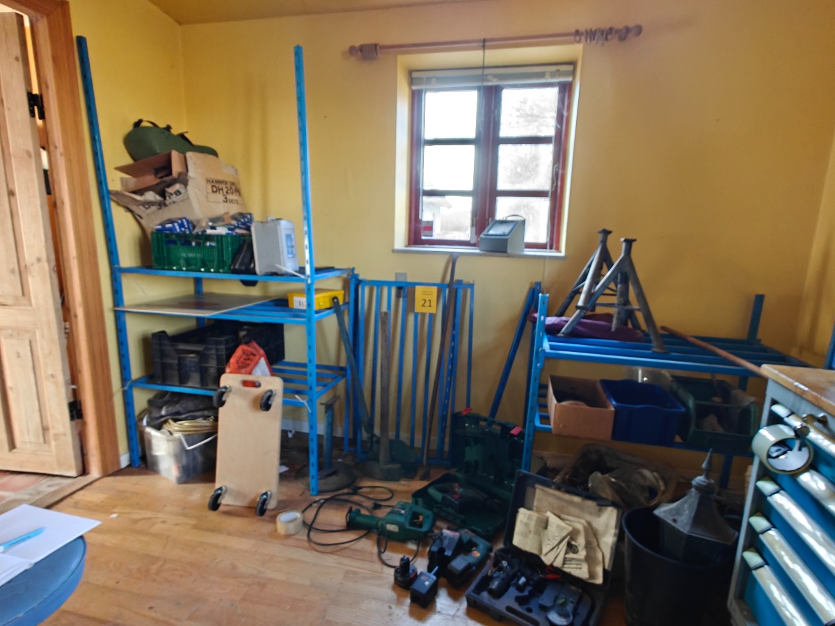 Værkstedsreoler, Bosch elværktøj.