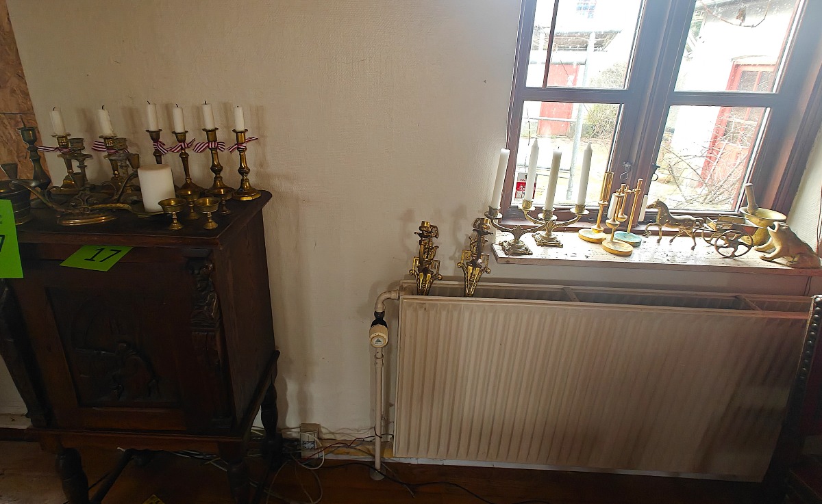 Div messingstager, figurer mm.