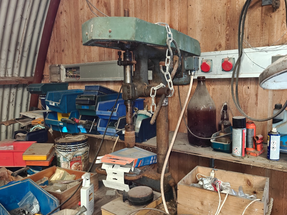 Søjleboremaskine. Mrk: Siemens. 