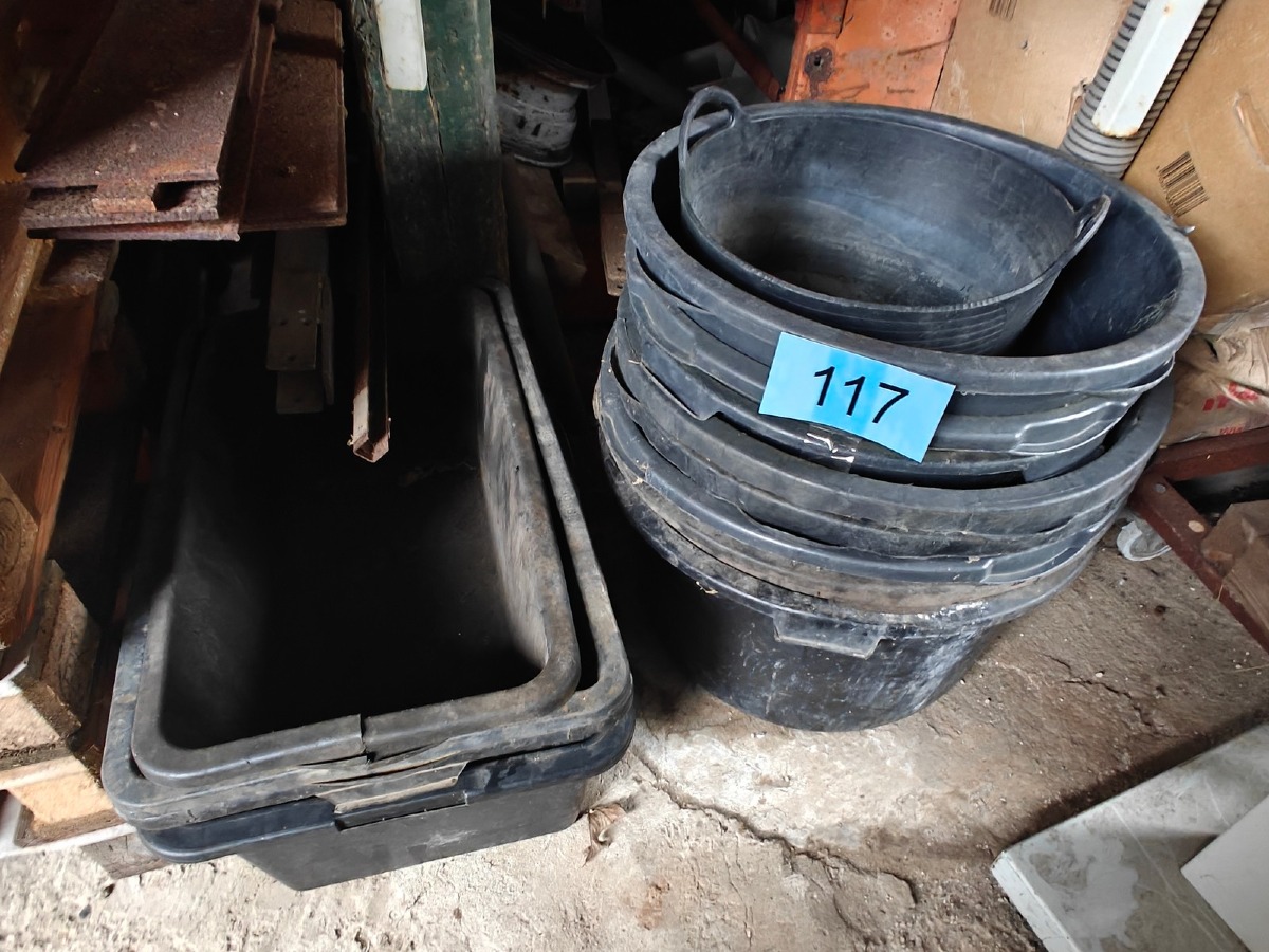 12 Murerbaljer. Ass størrelser. 