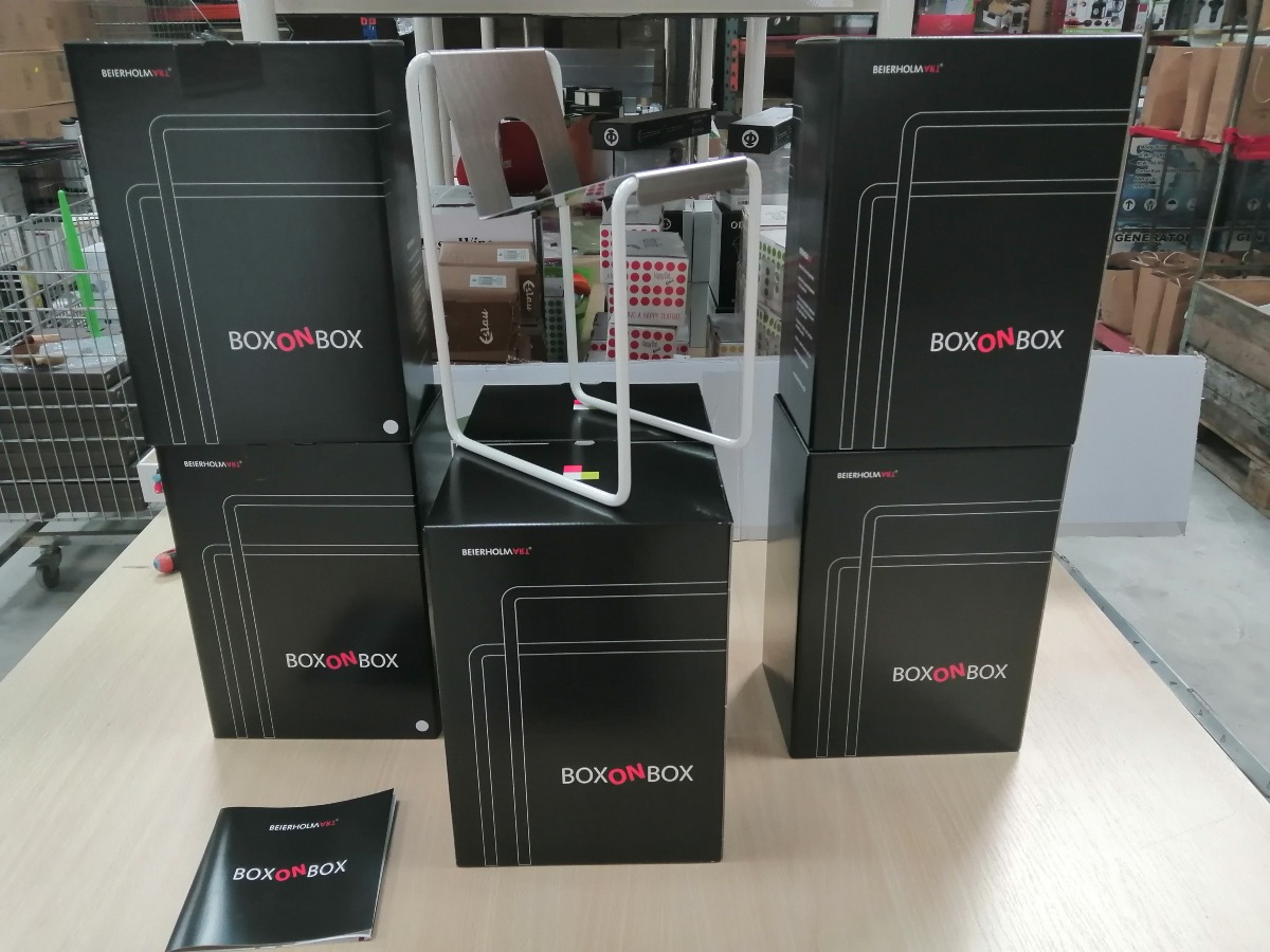 6 x Box on box Hvid