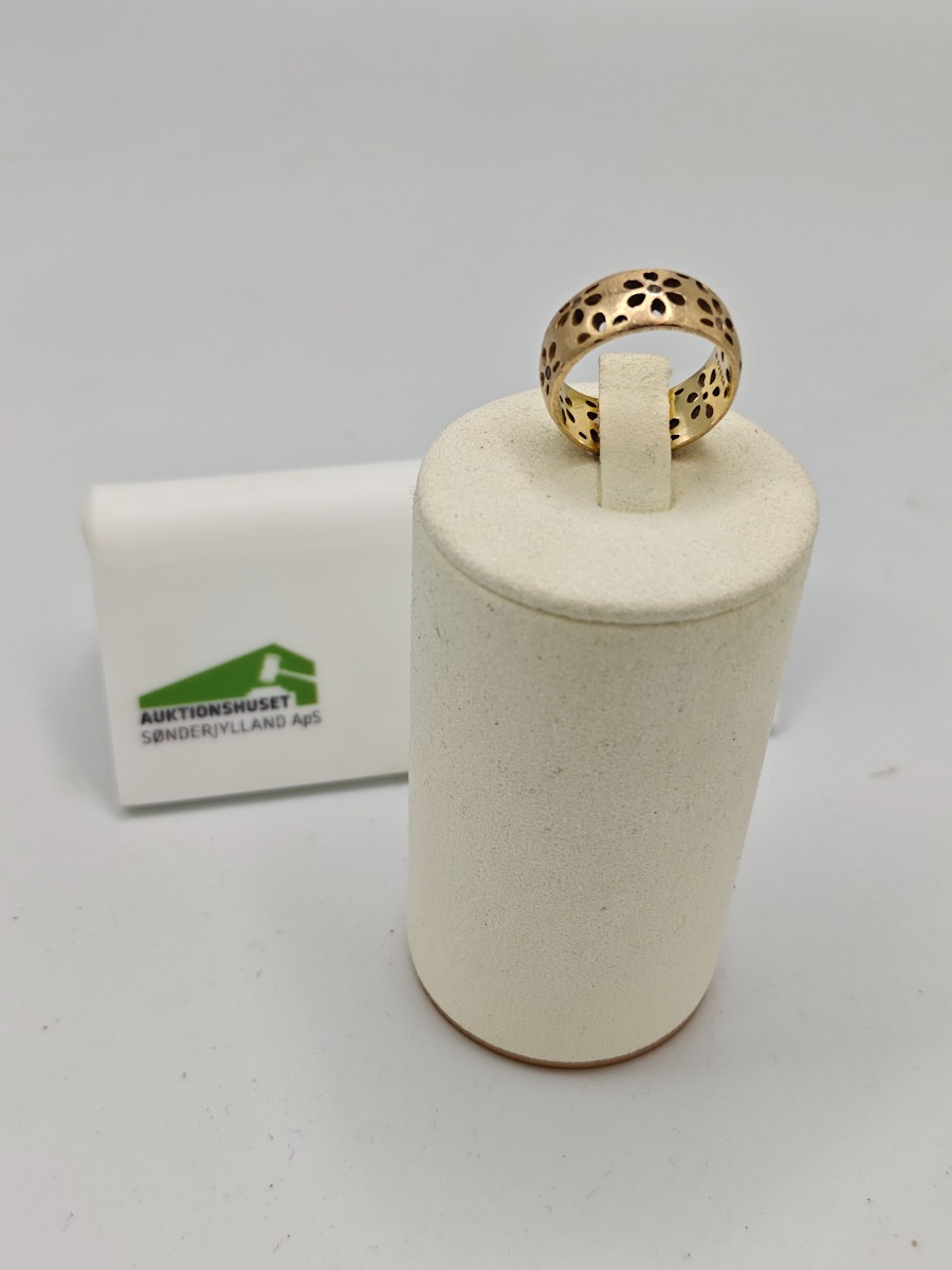 Forgyldt ring Flora fra Spirit Icons 