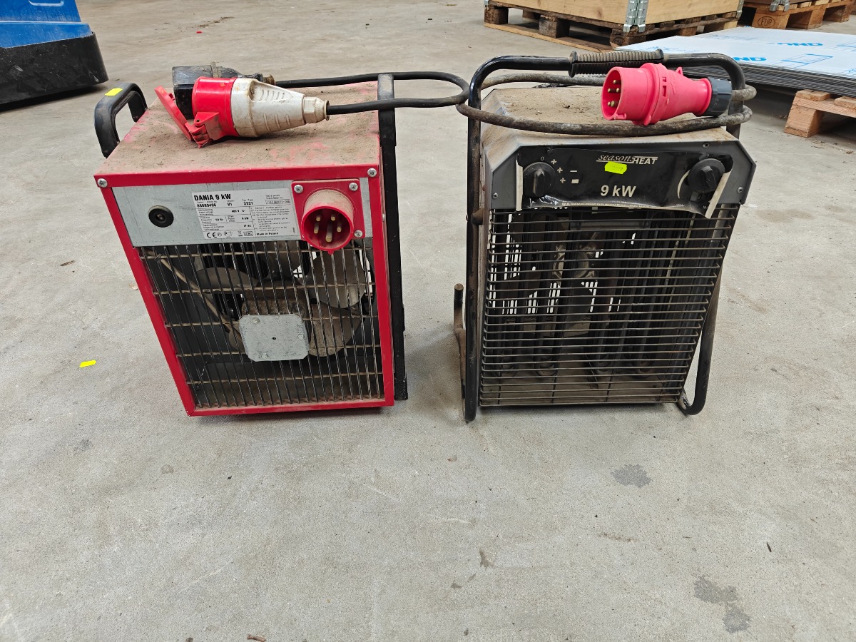 9 KW varmeblæsere (2)