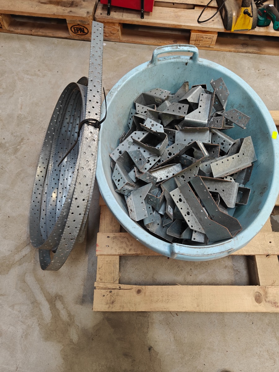 Vindtræksbånd og parti bjælkesko