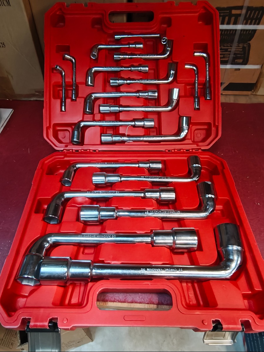 Manster Tools topnøglesæt med 19 dele