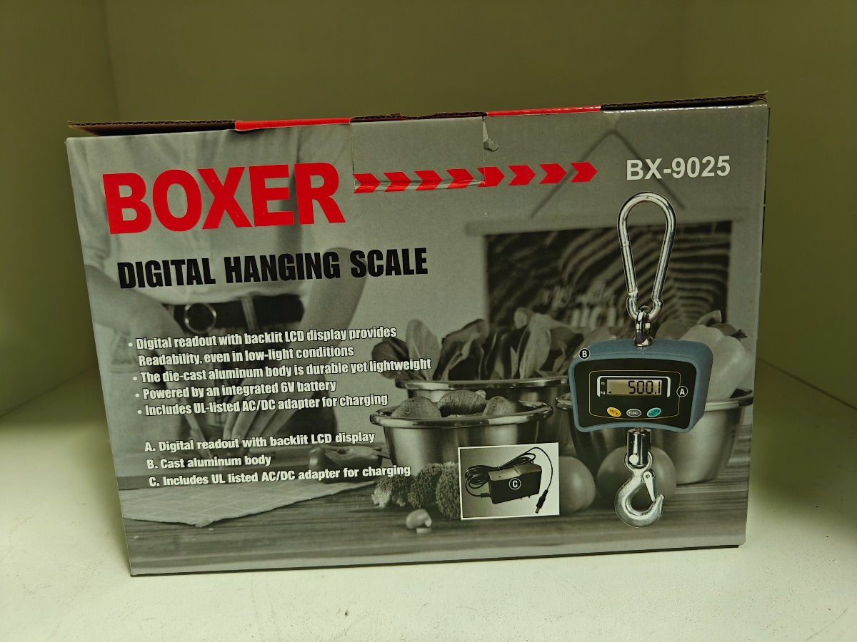 Digital hængevægt 500 kg.