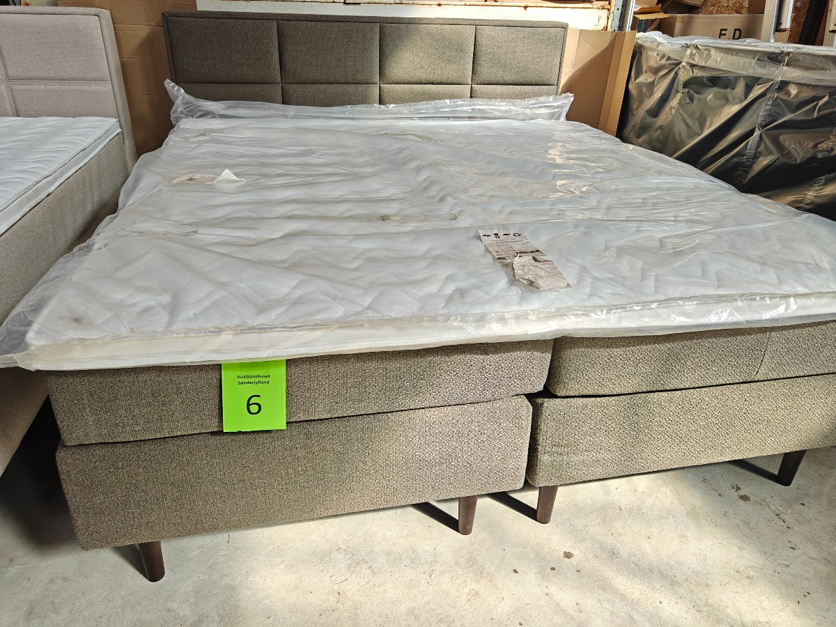 SÖVNN Kontinentalseng - 180x200 - med gavl og topmadras