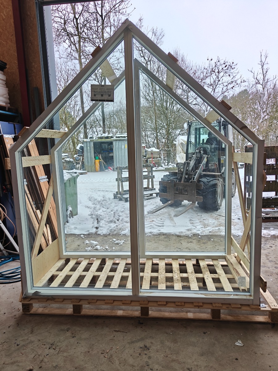 Rationel vindues parti til gavl eller kvist