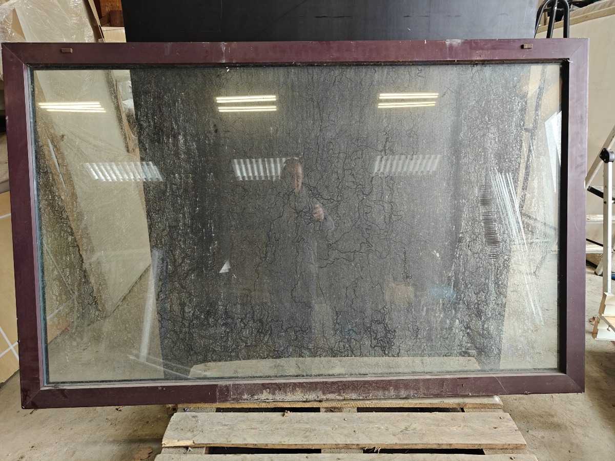 Plast vindue fast karm