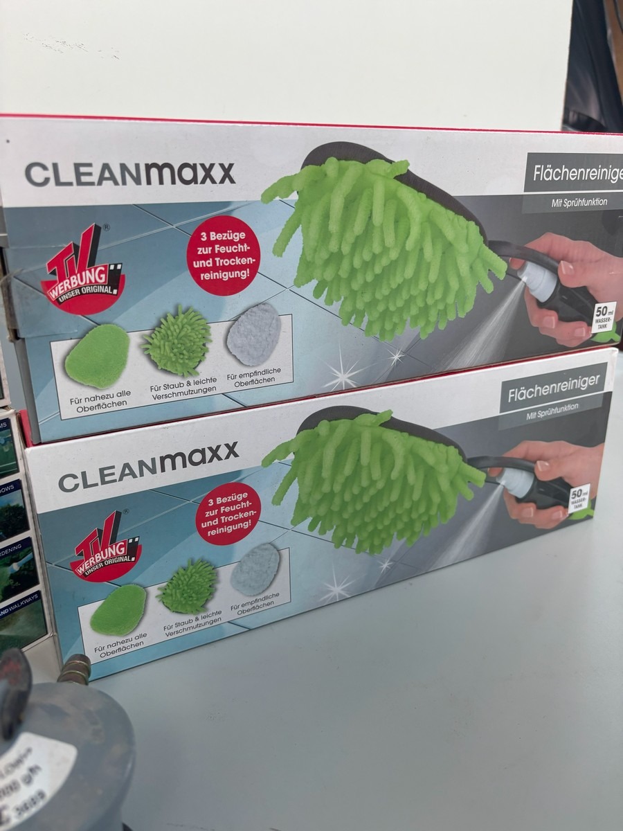 3 stk. CLEANmaxx overfladerensere med sprayfunktion