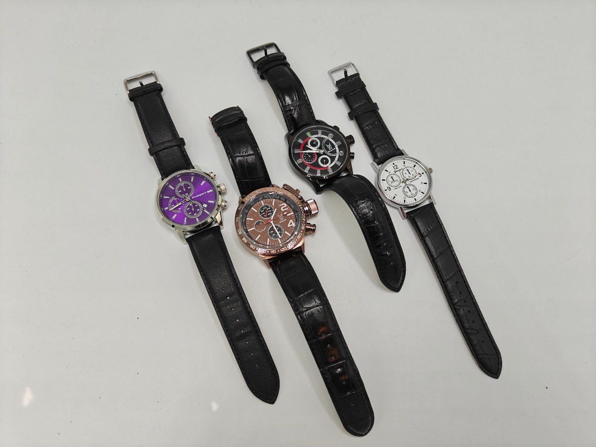 4 herreure med kronograf-funktioner