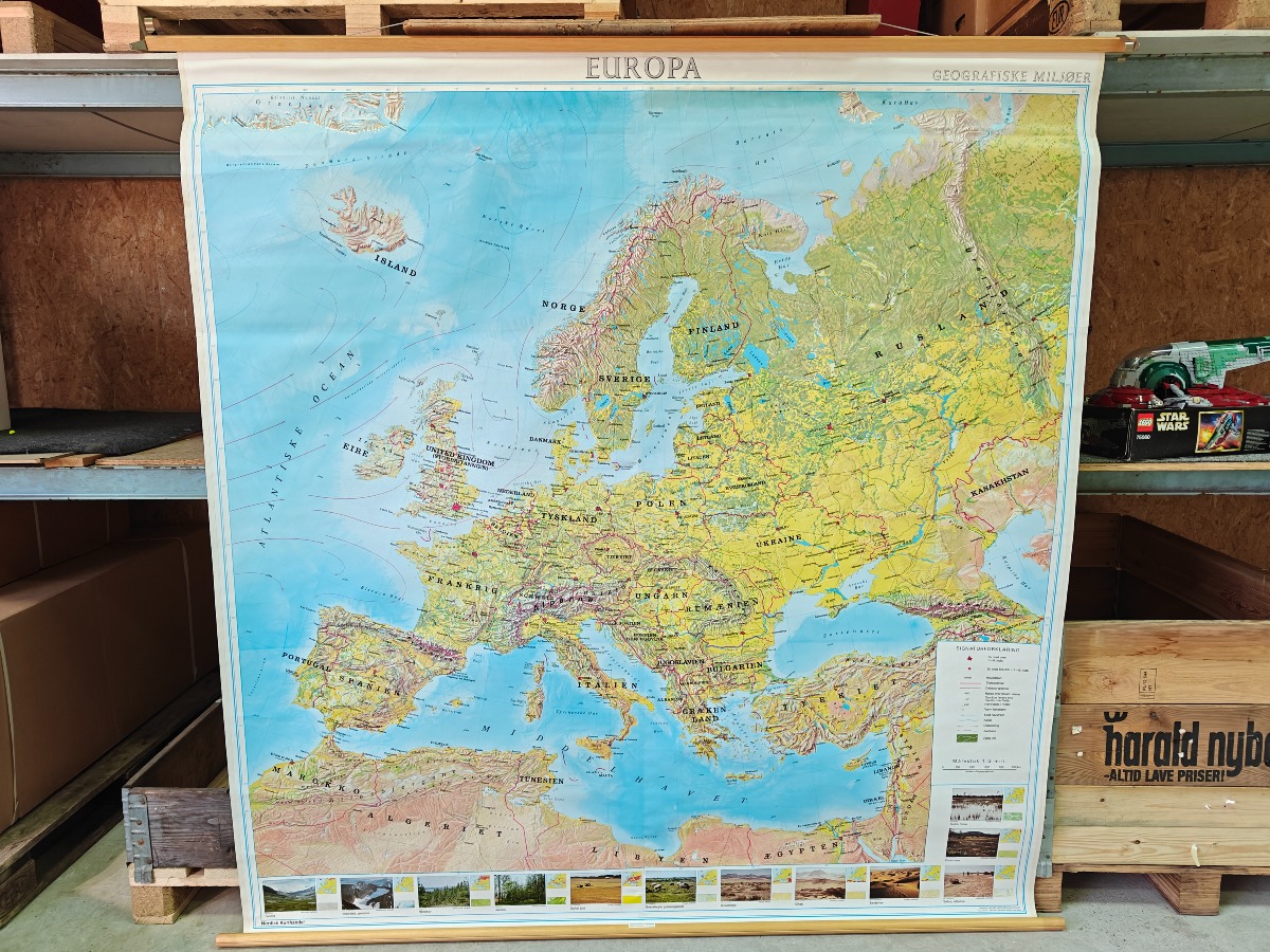 Skolekort over Europa