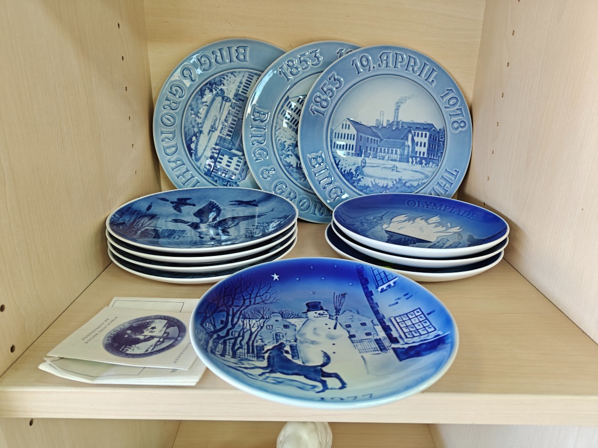 Samling af platter (11)