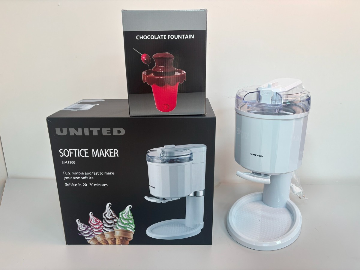 Softicemaskine & Chokolade Fontain