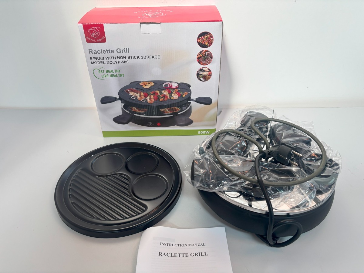 Royal swiss raclette grill