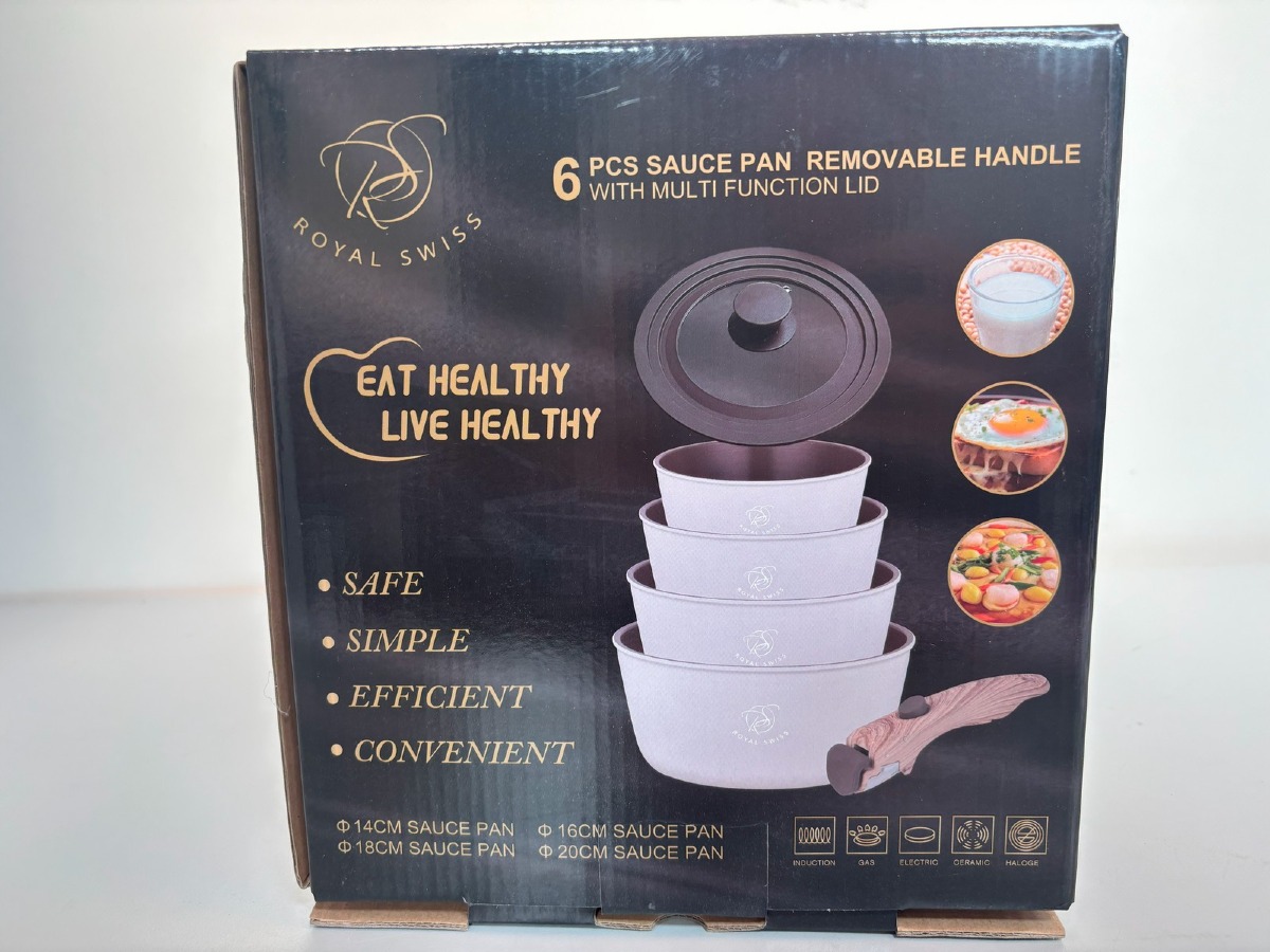 Royal swiss Grydesæt med 6 dele