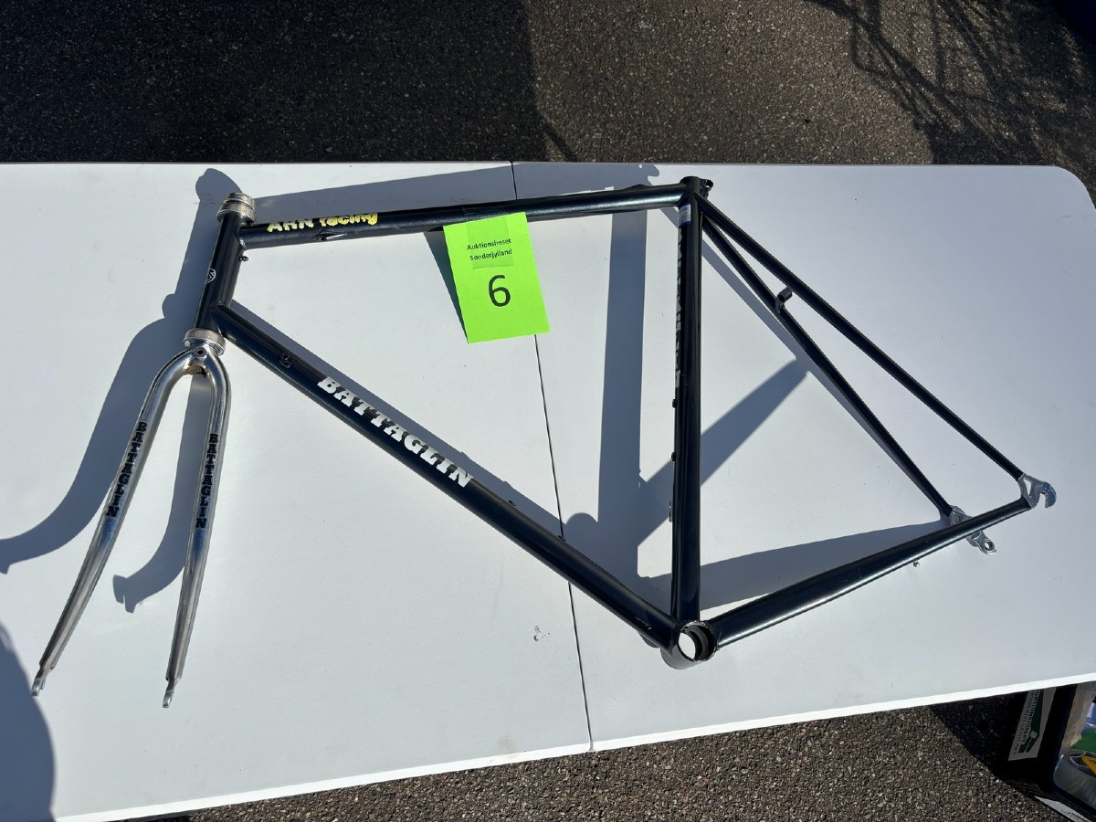 Battaglin racercykel stel med forgaffel