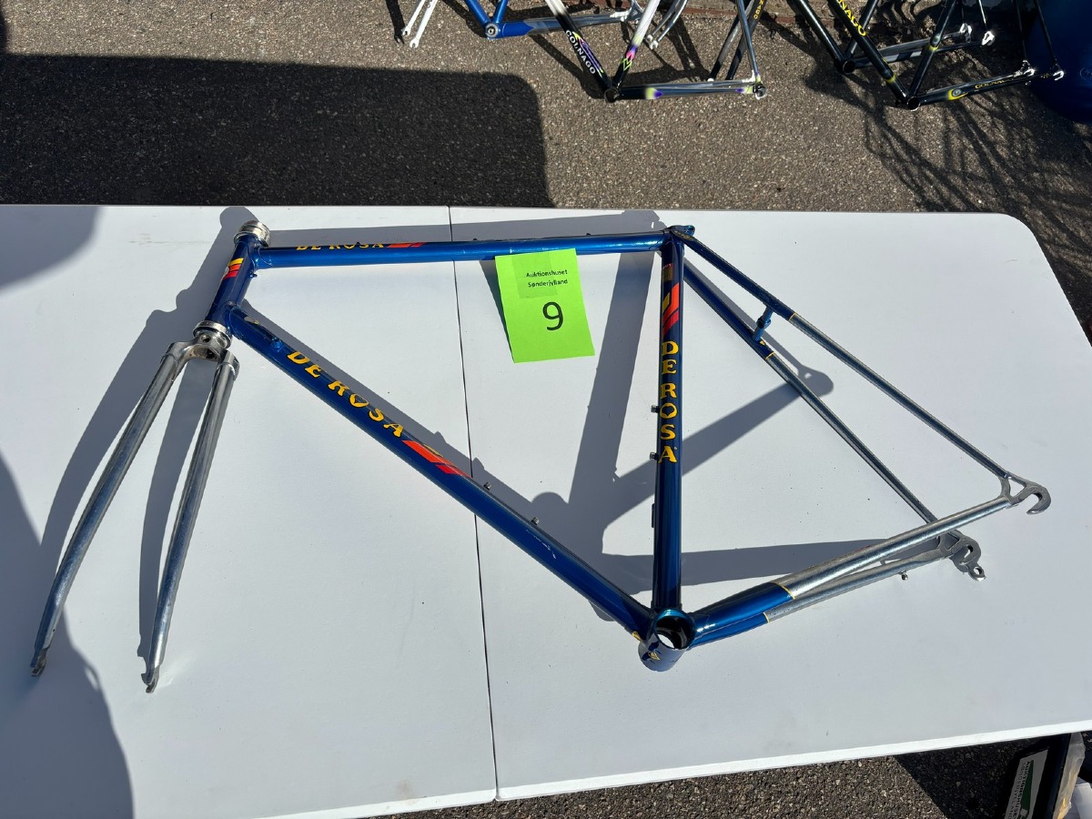 De Rosa racercykel stel med forgaffel