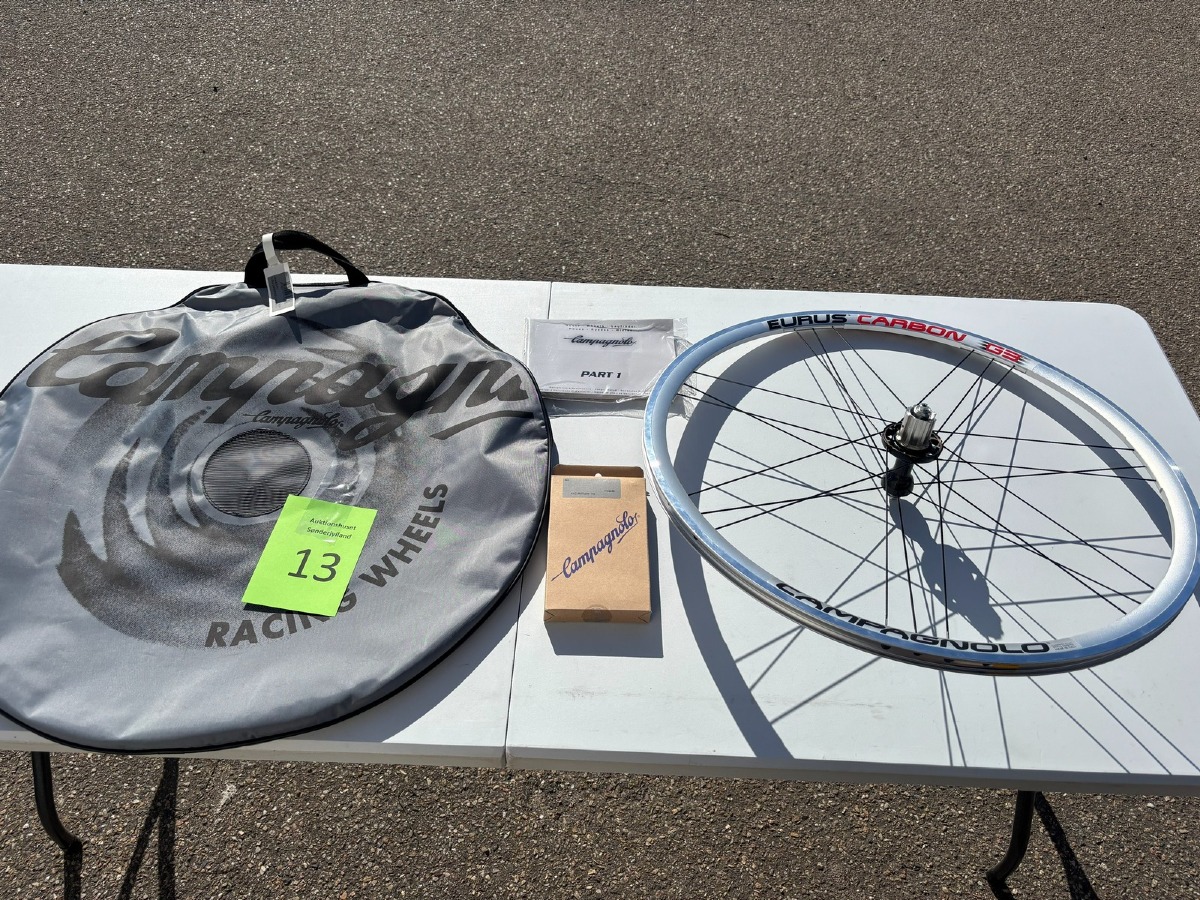 Campagnolo Eurus Carbon G3 baghjul med taske – højprofil