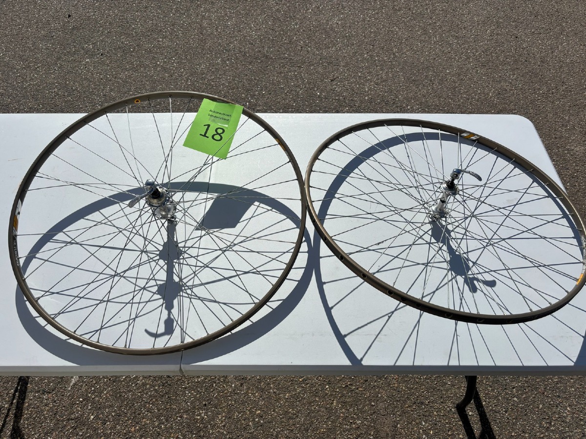 Campagnolo hjulsæt – klassisk aluminium (for- og baghjul)