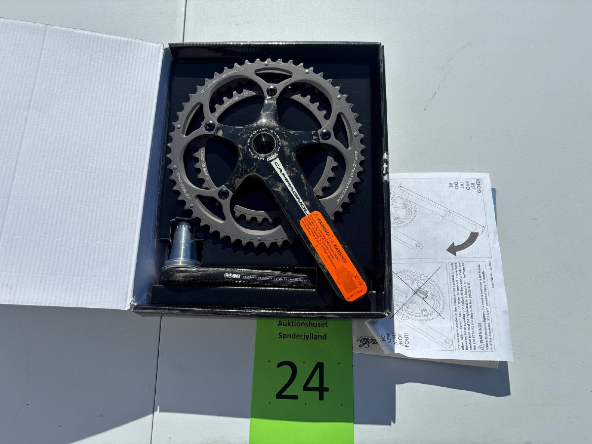 Campagnolo Super Record 11s carbon kranksæt – 172,5 mm (39/53)