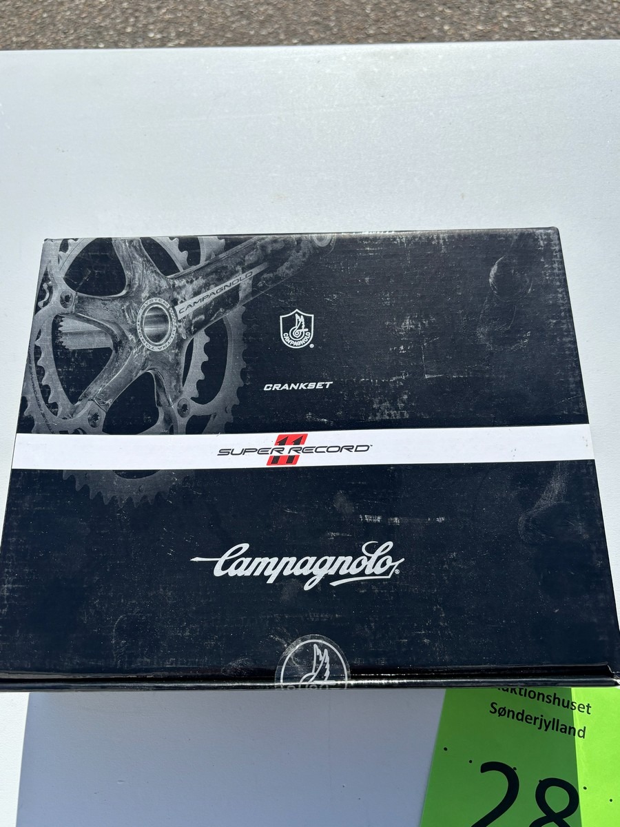 Campagnolo Super record crankset 172.5 39-53 (ubrugt)