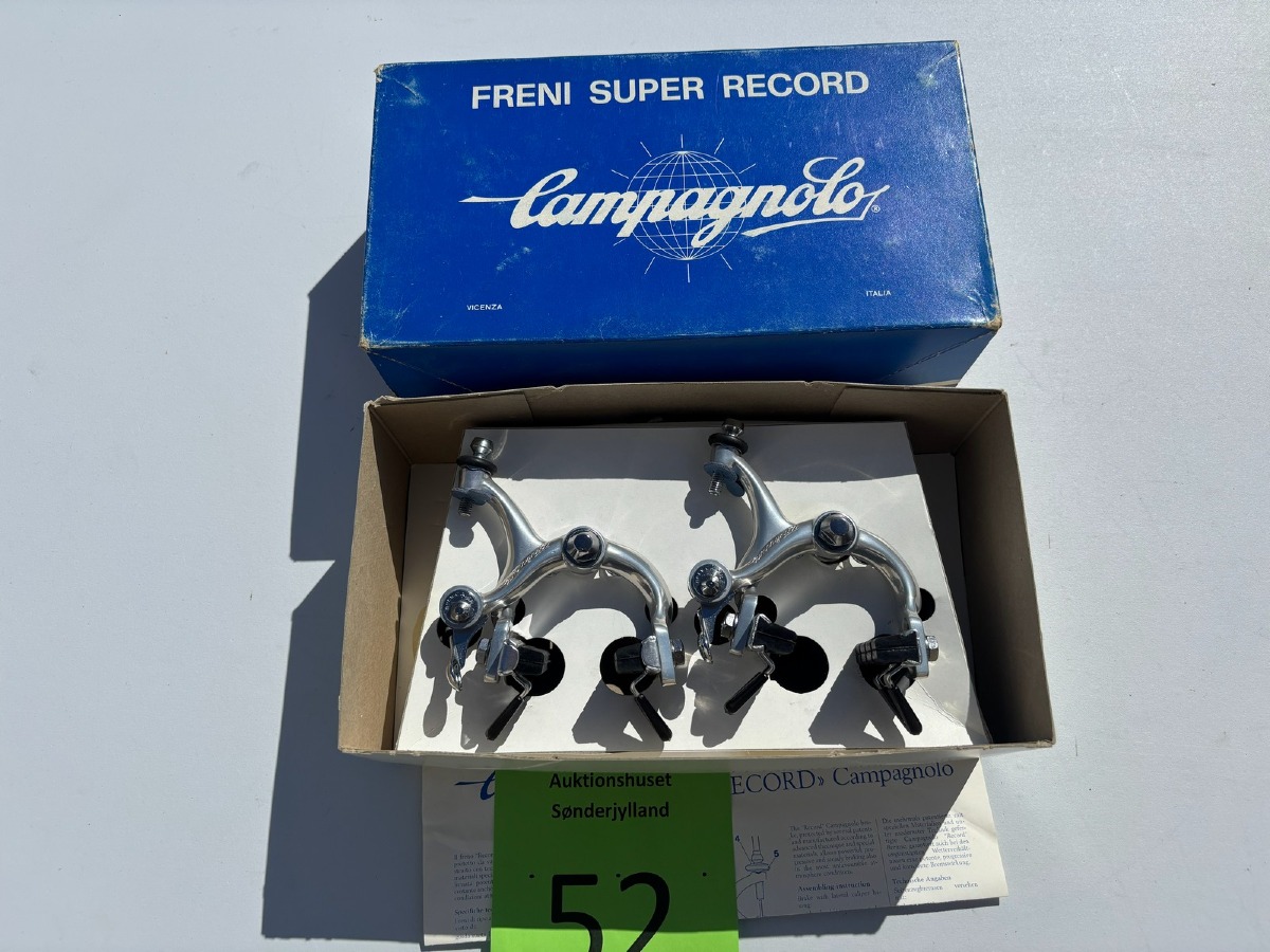 Campagnolo Super Record bremsekalibre i original æske (ubrugt)