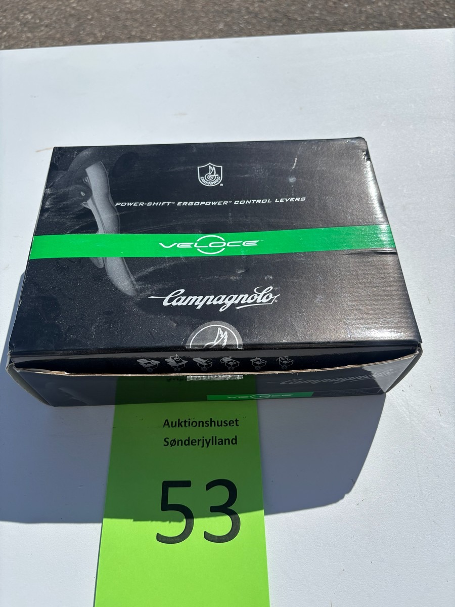 Campagnolo Veloce Black 10S ergo control levers (Ubrugt)