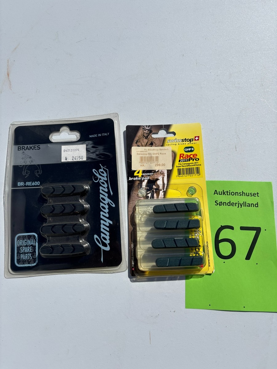 Campagnolo + SwissStop bremseklodser (NOS) – 2 sæt (Ubrugte)