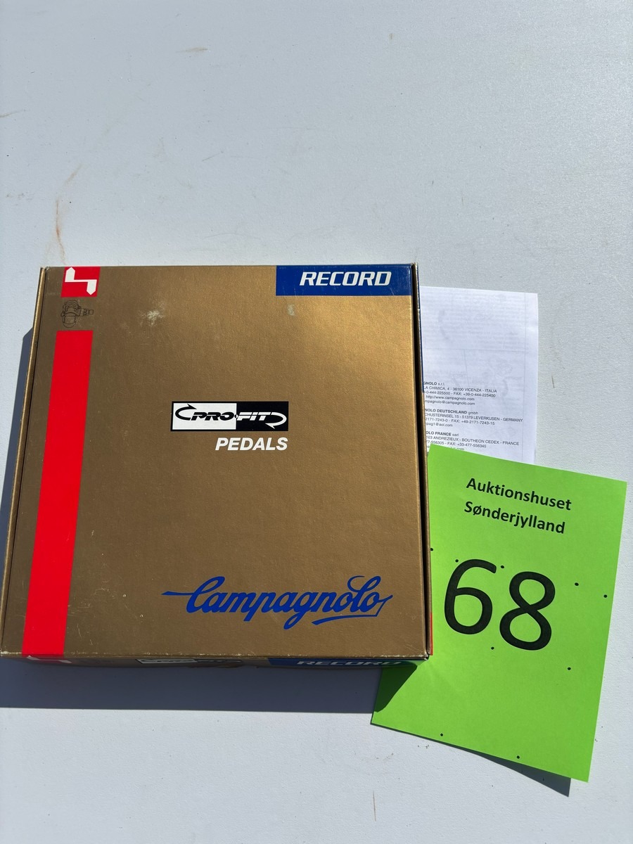 Campagnolo Record Pro-Fit pedaler (NOS) – komplet sæt (Ubrugt)