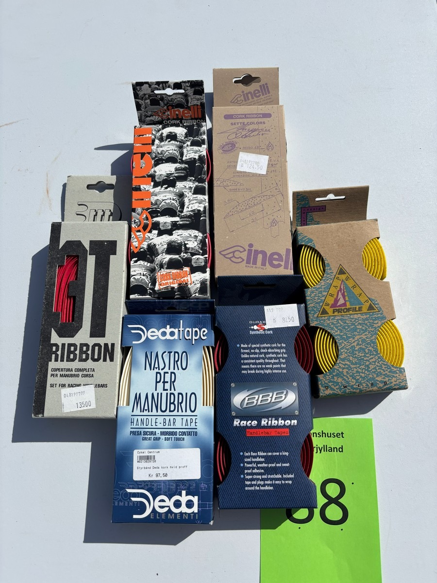 Styrbånd / handlebar tape – Cinelli, Deda, BBB m.fl. (NOS / nyt i pakke)