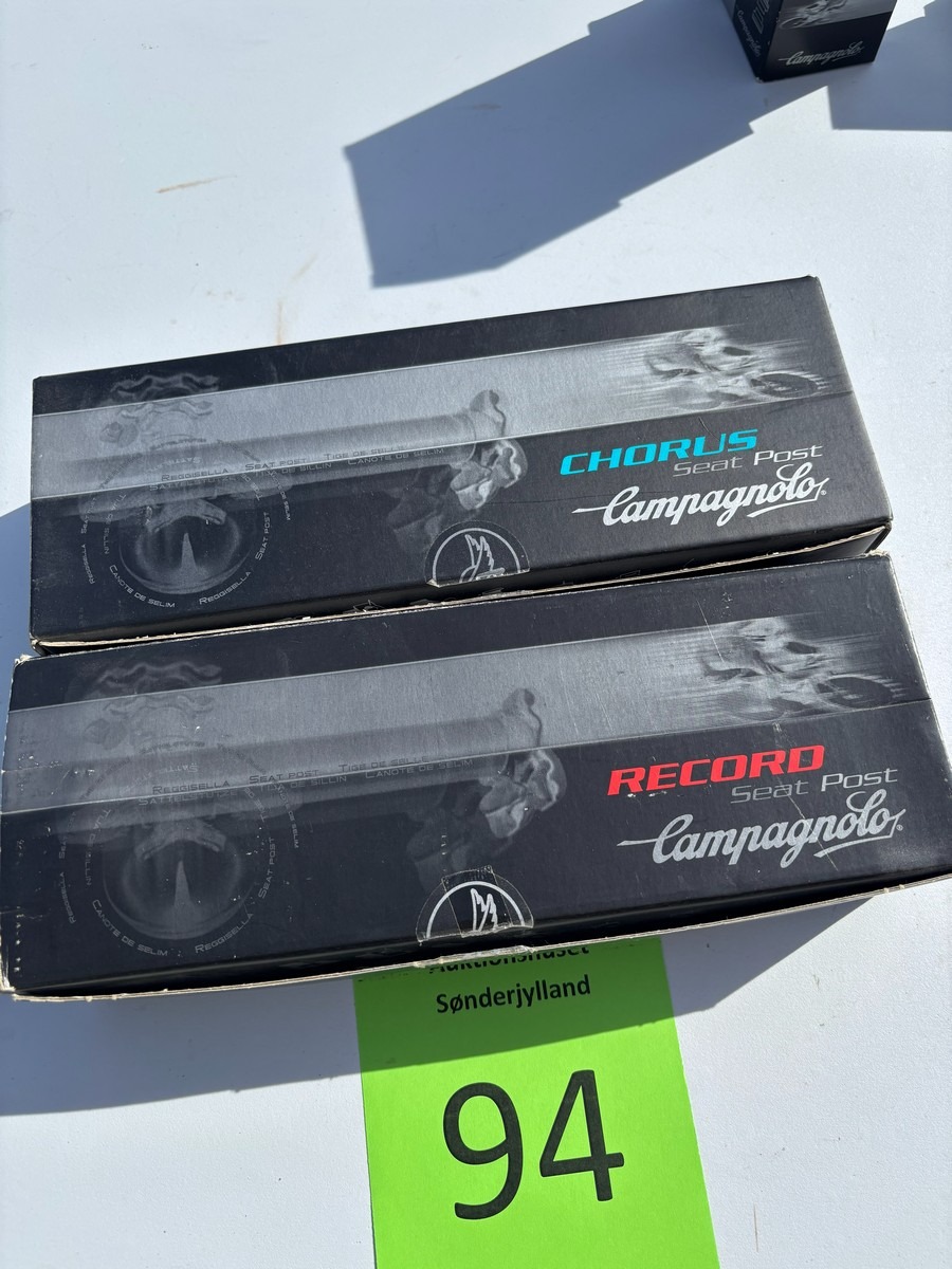 2 stk. Campagnolo Record & Chorus Carbon Seat post. 27,2 - 250mm (Ubrugte)