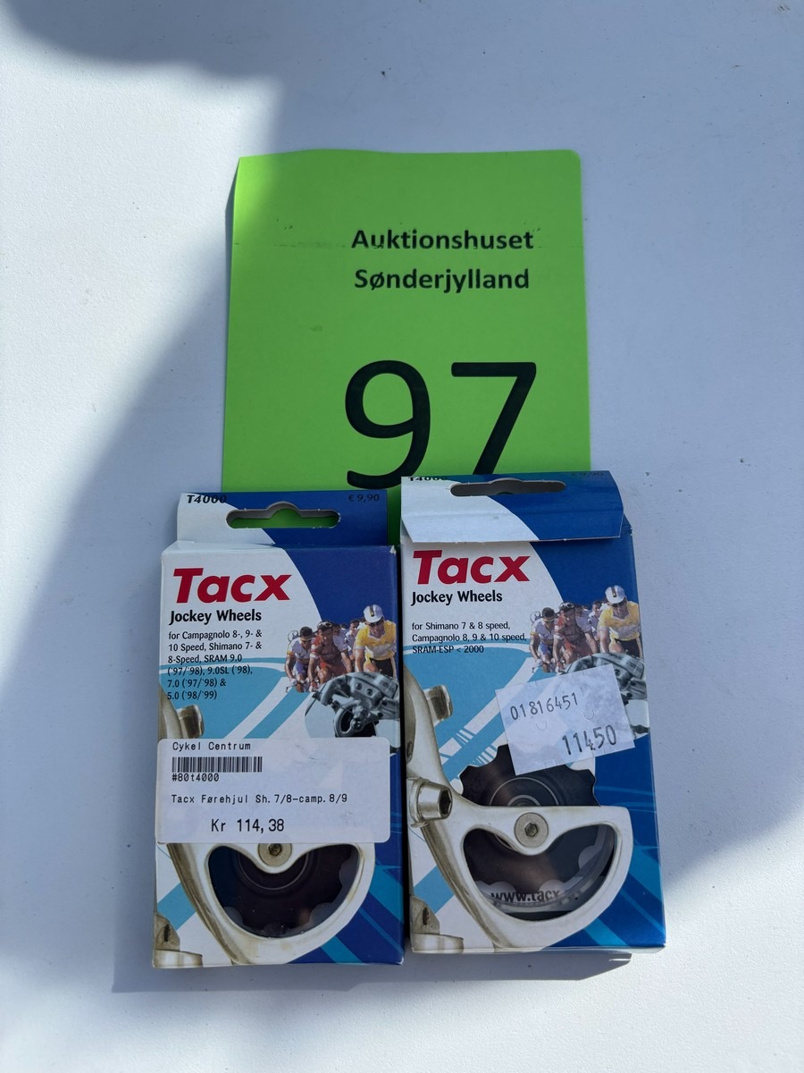 2 sæt Tacx førehjul (Ubrugt)