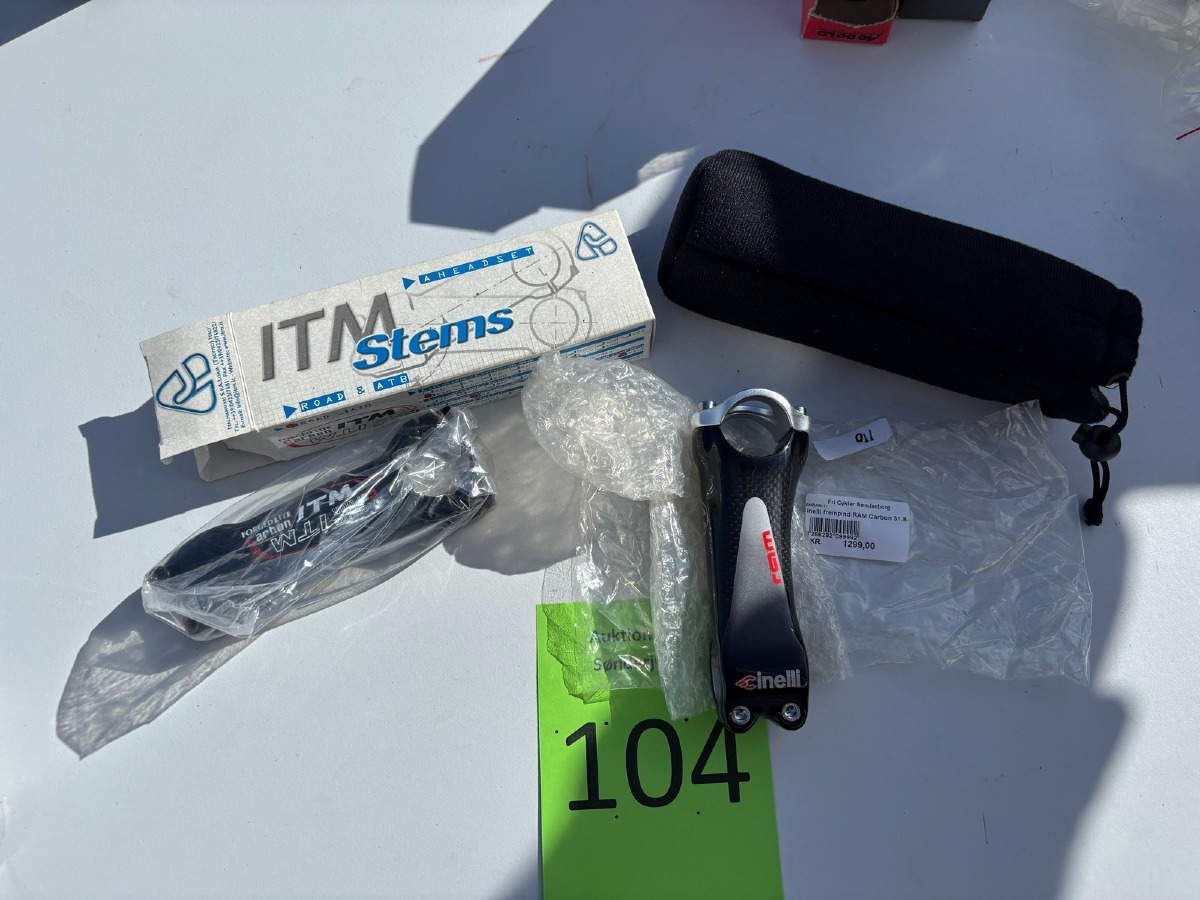 Cinelli RAM carbon frempind 31.8 + ITM stem – NOS / high-end