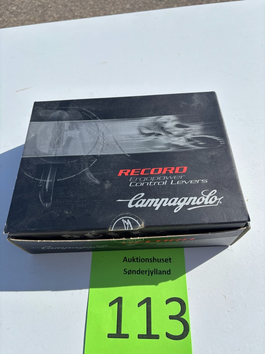 Campagnolo Record ergopower control levers (Ubrugt)