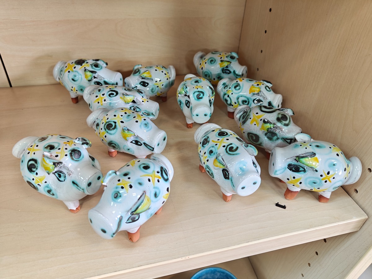 Ubk. kunstner. Små grise (12)