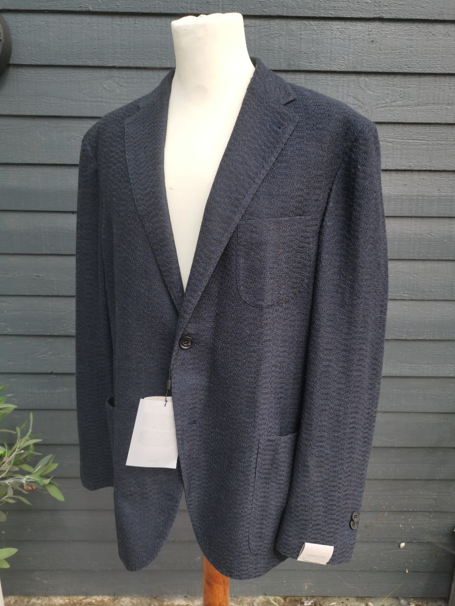 Sommer blazer jakke til herrer, mørkeblå, str. 50.