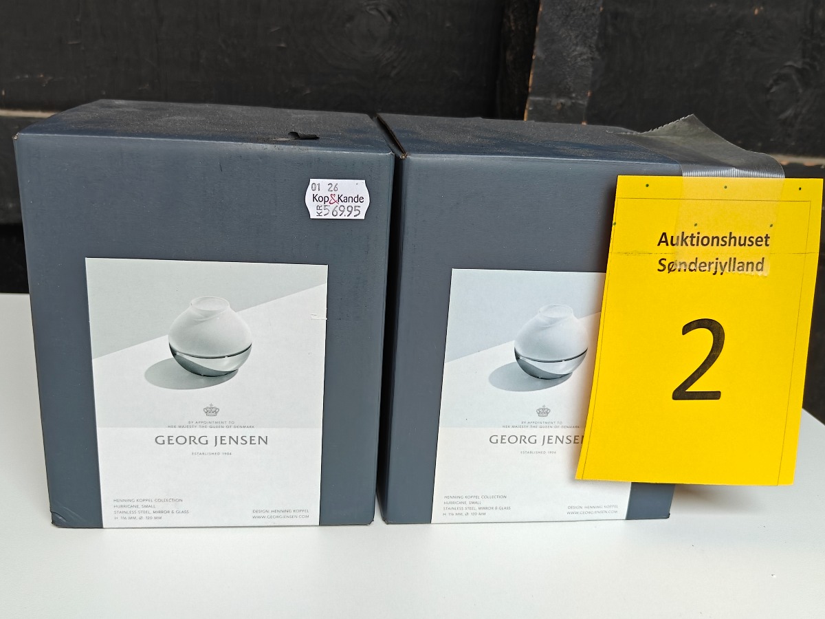 Georg Jensen Henning Koppel Hurricane, Ø 120 mm, H 116 mm (2)