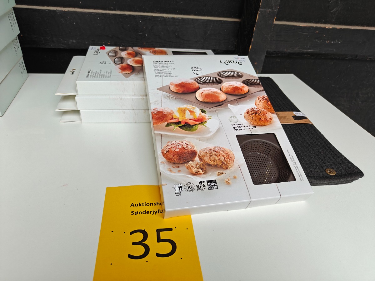 Lékué bageforme og Rig-Tig brødkurv