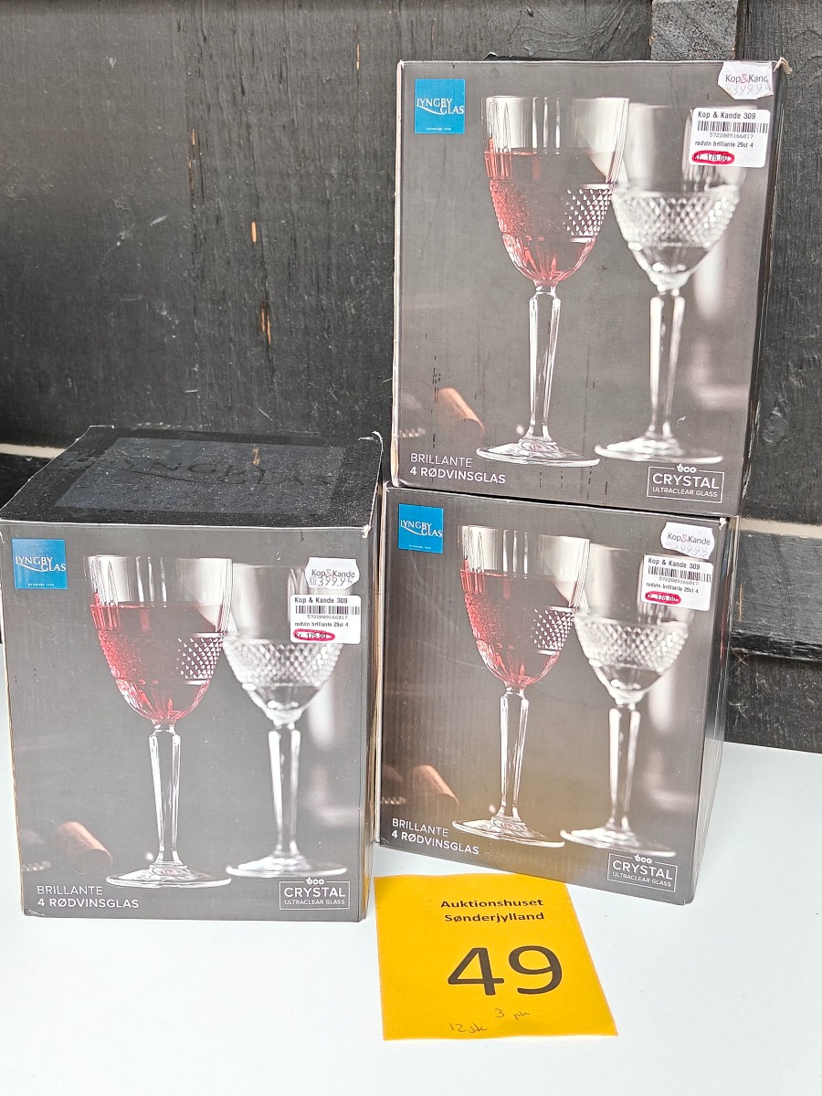 Lyngby Glas 12 stk. Brilliante rødvinsglas (3)