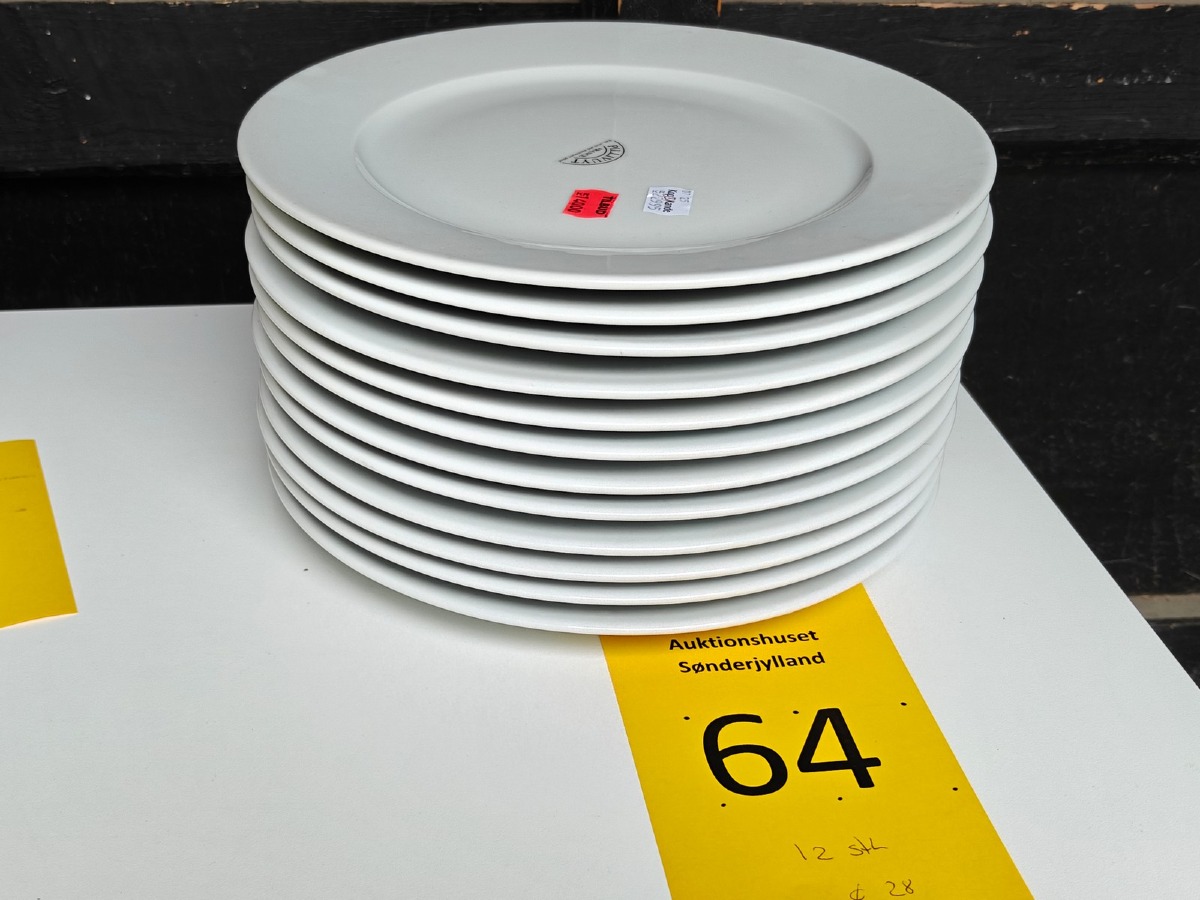 Pillivuyt 12 stk. middagstallerkner 