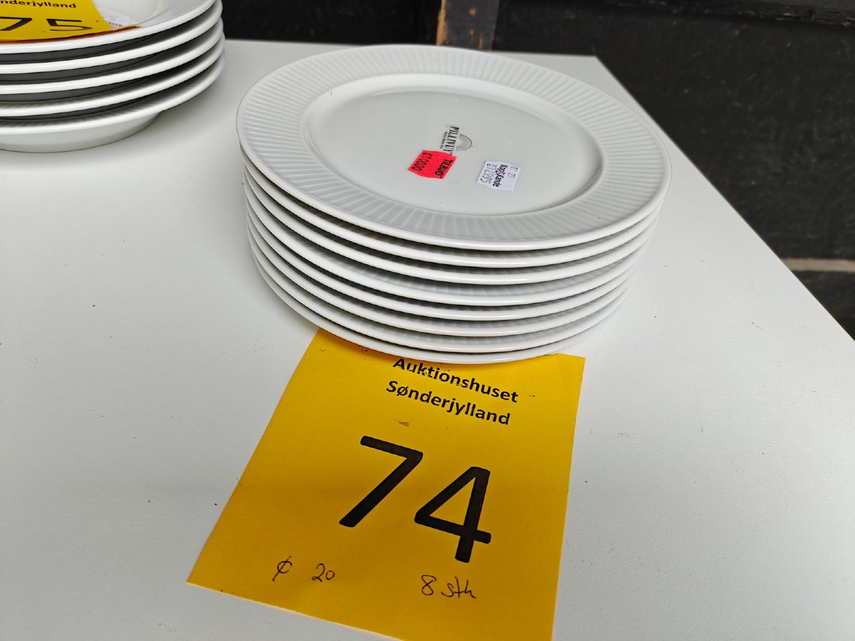 Pillivuyt Plisse frokosttallerkner (8)