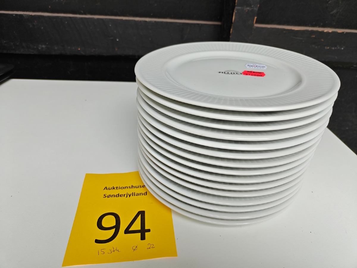 Pillivuyt Plisse frokosttallerkner (15) 