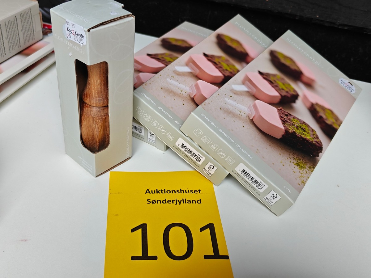 Blomsterbergs ispindeforme og citronpresser