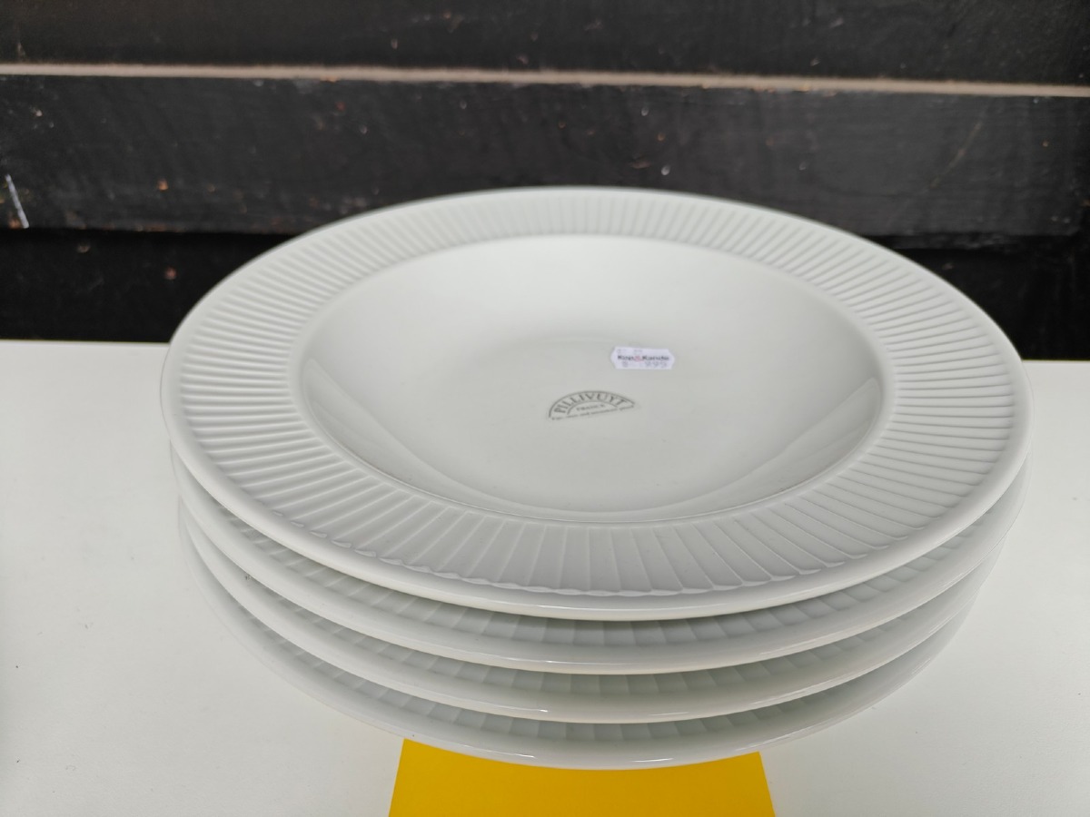 Pillivuyt Plisse dybe tallerkner (4)