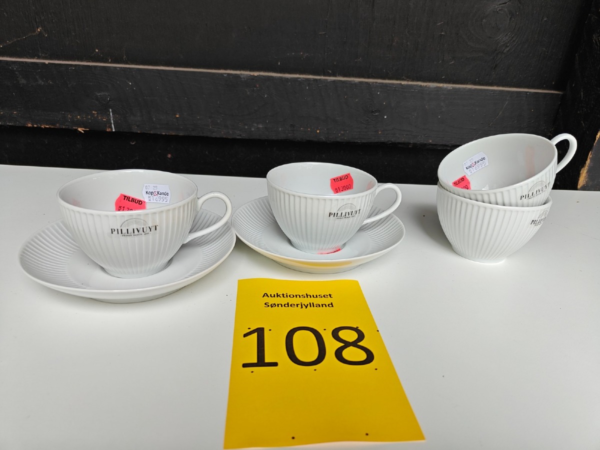 Pillivuyt Plisse kopper (6)